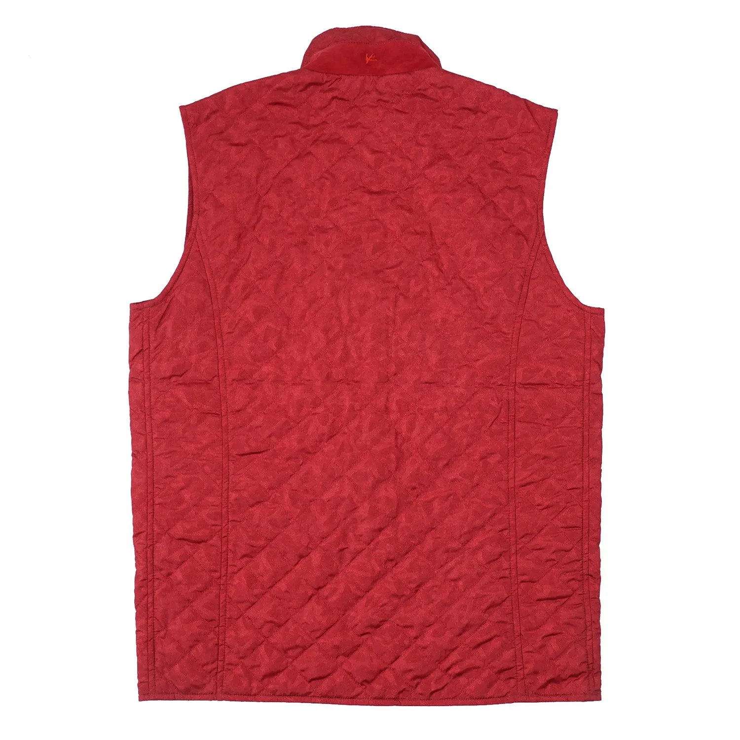 Isaia Quilted 'Extralight Aqua Print' Vest