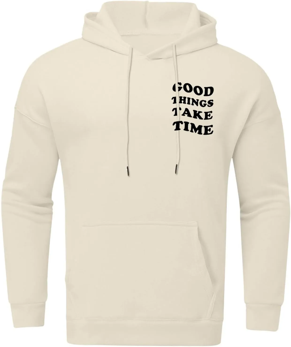 Jesus Saves Letter Print Hoodies for Men Christian Pullover with Pocket Faith Hooded Sweatshirt Religious Oversized Tops