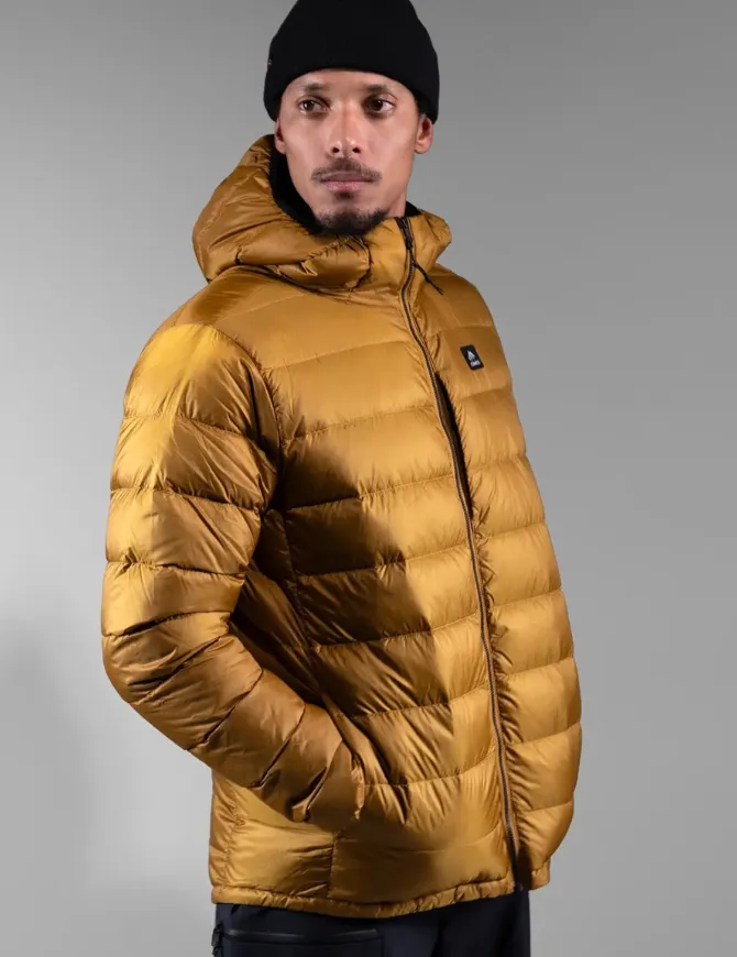 Jones Men's Re-Up Down Recycled Hoodie 2025 | Sierra Brown