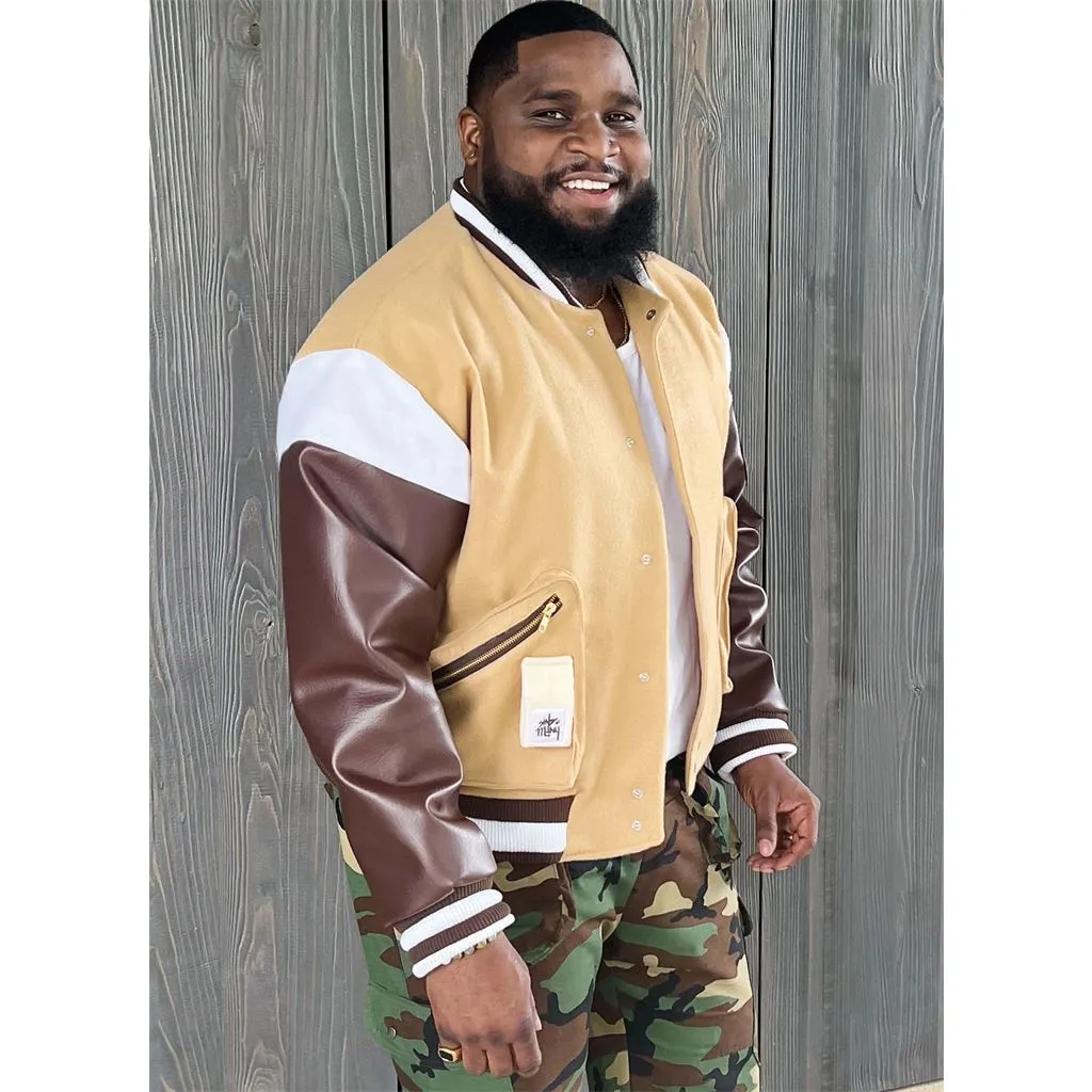 Know Me Pattern ME2010 Men's Varsity Bomber Jacket In Two Lengths by Sins of Many