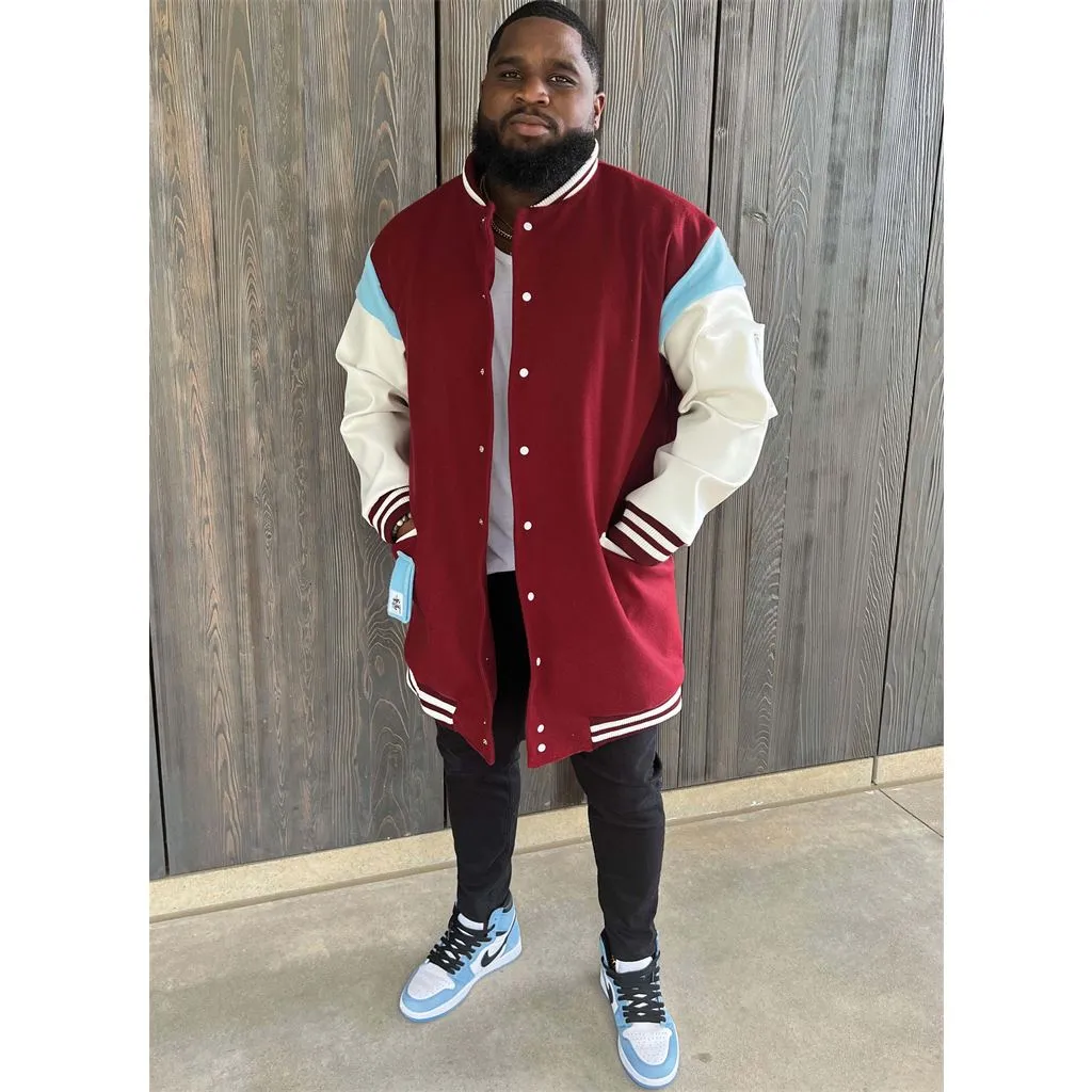 Know Me Pattern ME2010 Men's Varsity Bomber Jacket In Two Lengths by Sins of Many
