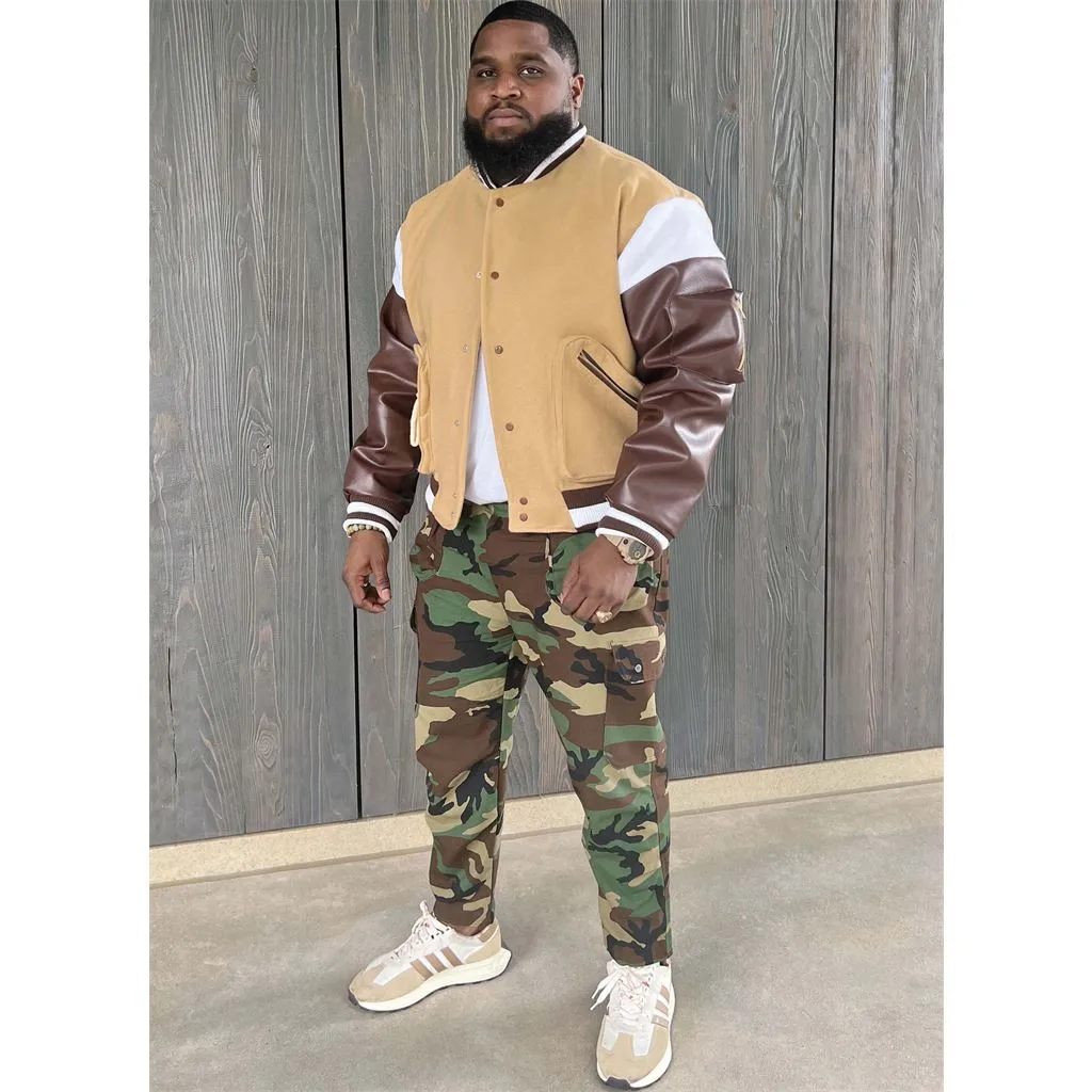 Know Me Pattern ME2010 Men's Varsity Bomber Jacket In Two Lengths by Sins of Many