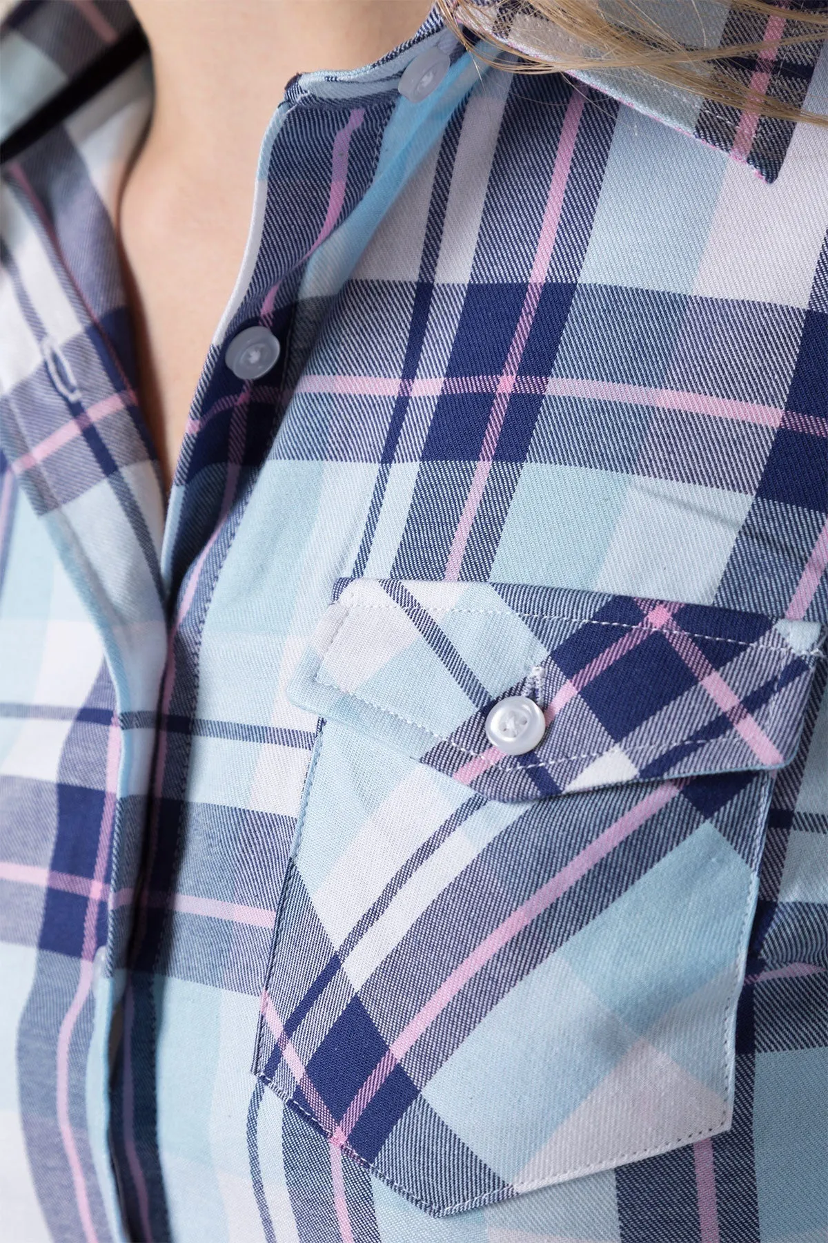 Ladies Hannah Country Check Shirt - Sally Check