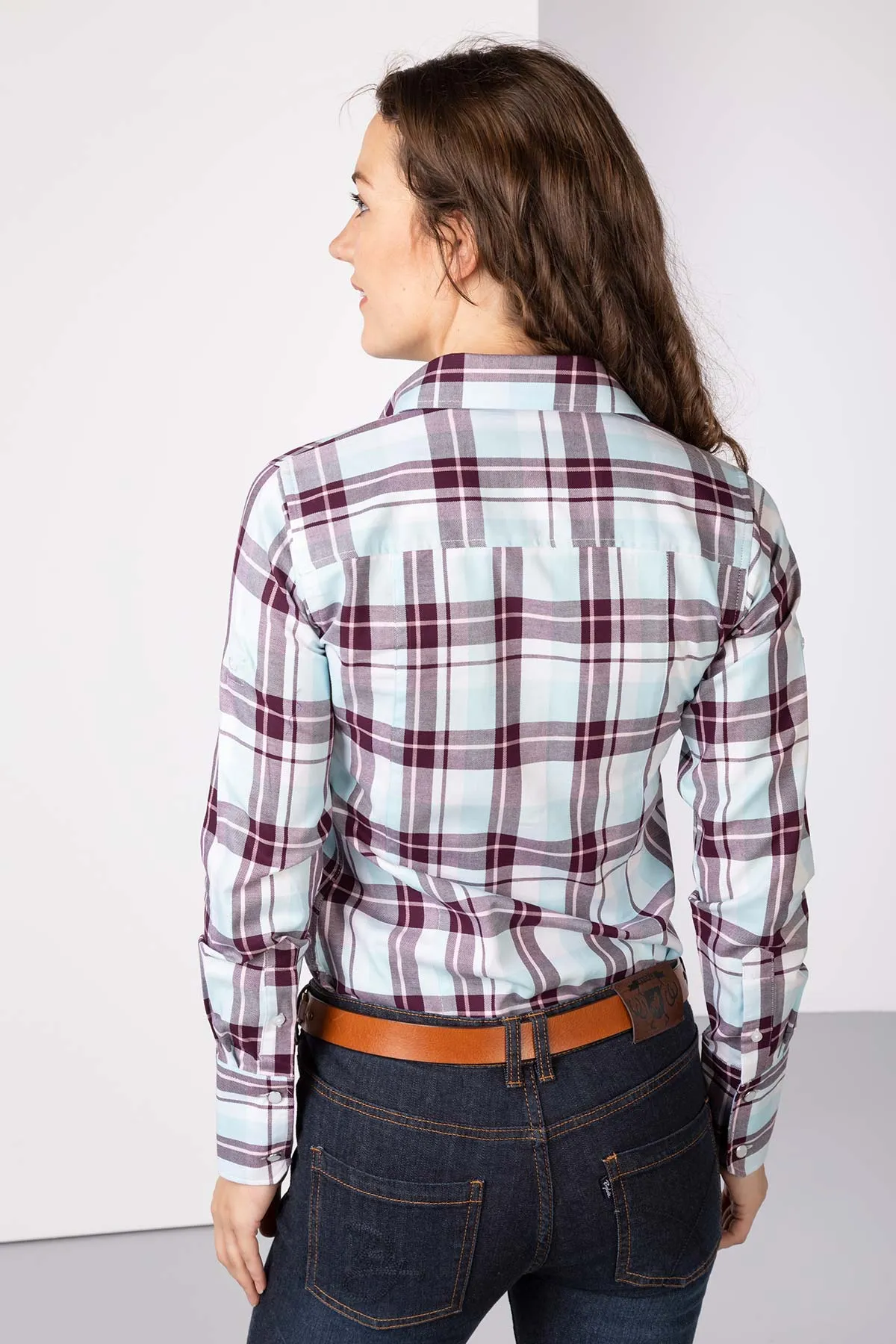 Ladies Hannah Country Check Shirt - Sally Check