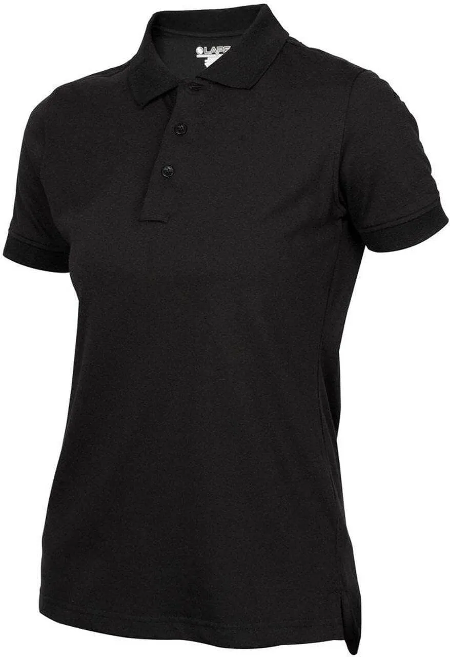 LAPG Womens Operator Tactical Polo Shirt, Short Sleeve Uniform Polo Shirt for Women, Comfortable Lightweight Anti-Wrinkle