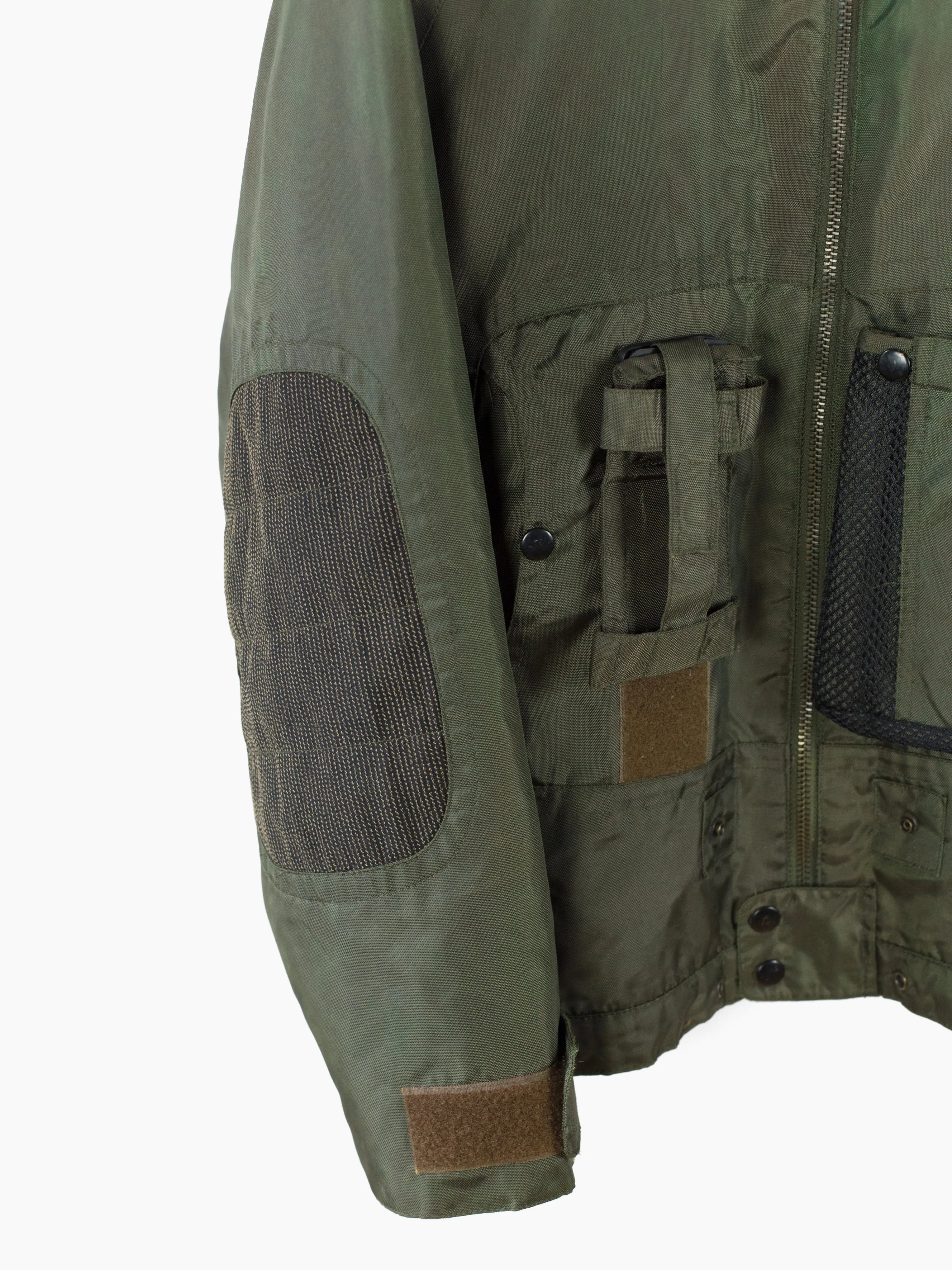 Le Monde Entier 90s Olive Nylon Fishing Jacket