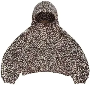 Leopard Print Hoodie For Women Oversized Cheetah Print Hoodie Sweatshirt Y2k Hoodie Pullover Tops
