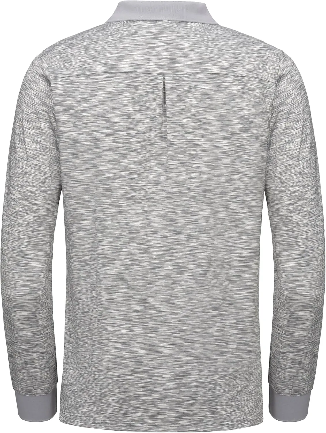 Little Donkey Andy Men's Long Sleeve Polo Shirt Quick Dry Moisture Wicking Sun Protection Sports Pullover Golf Shirt