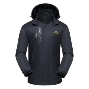 Lixada Waterproof Detachable Hooded Jacket for Men
