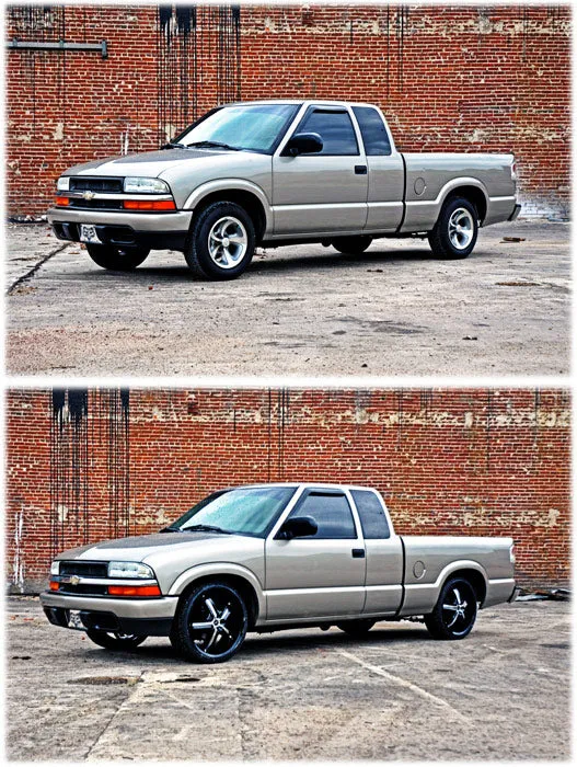 Lowering Kit - 2 Inch FR - 3 Inch RR - Chevy/GMC S10 Truck (82-03)/Sonoma (91-03)