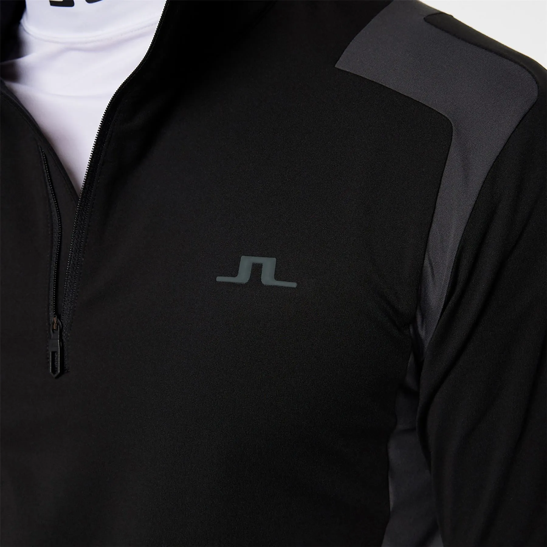 Lukas Quarter Zip Mid Layer Black - AW24