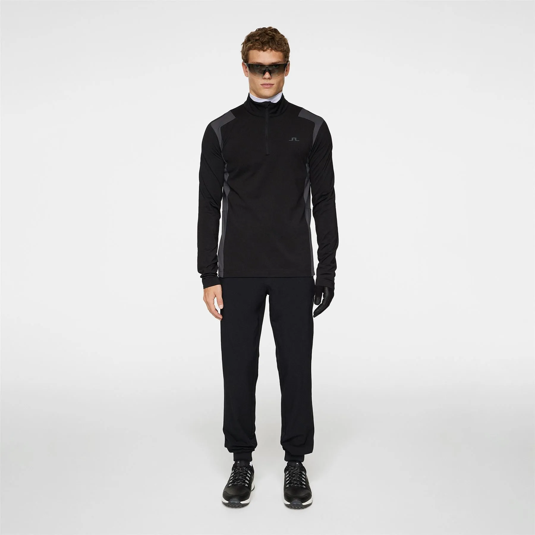 Lukas Quarter Zip Mid Layer Black - AW24
