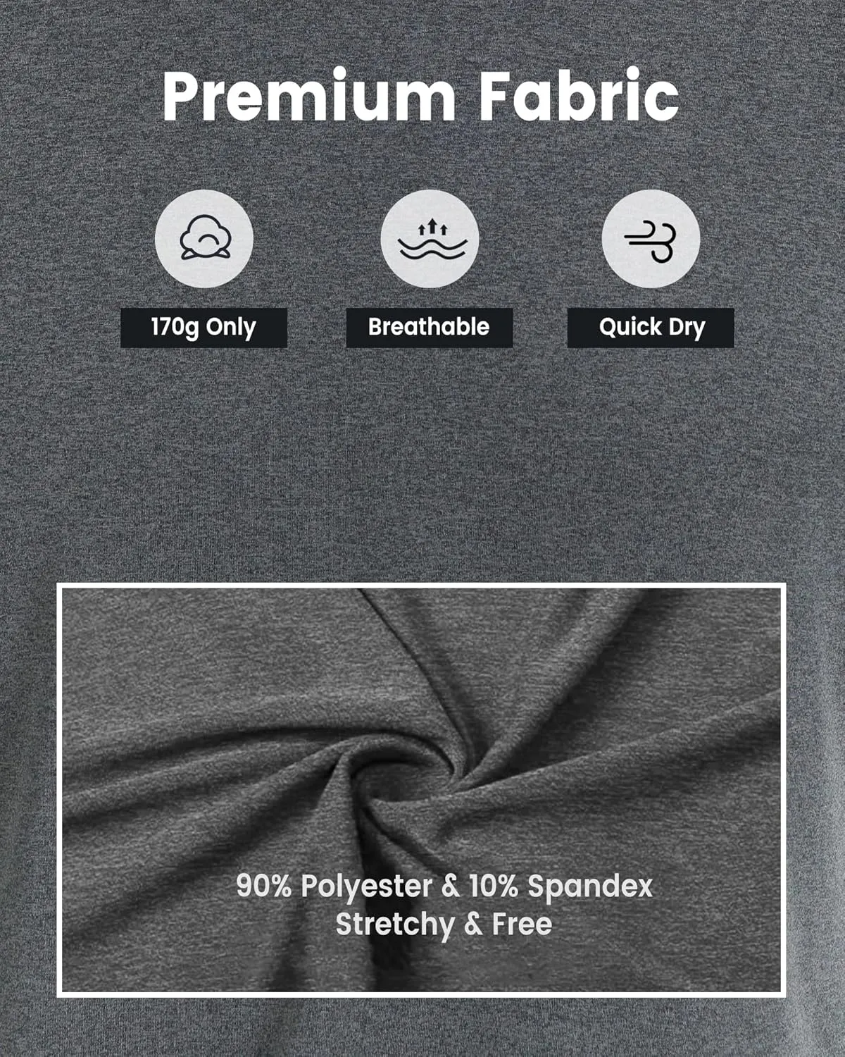 maamgic Rash Guard for Men Long Sleeve T Shirt Mens Swim Shirt UPF 50  Quick Dry Surfing Tee