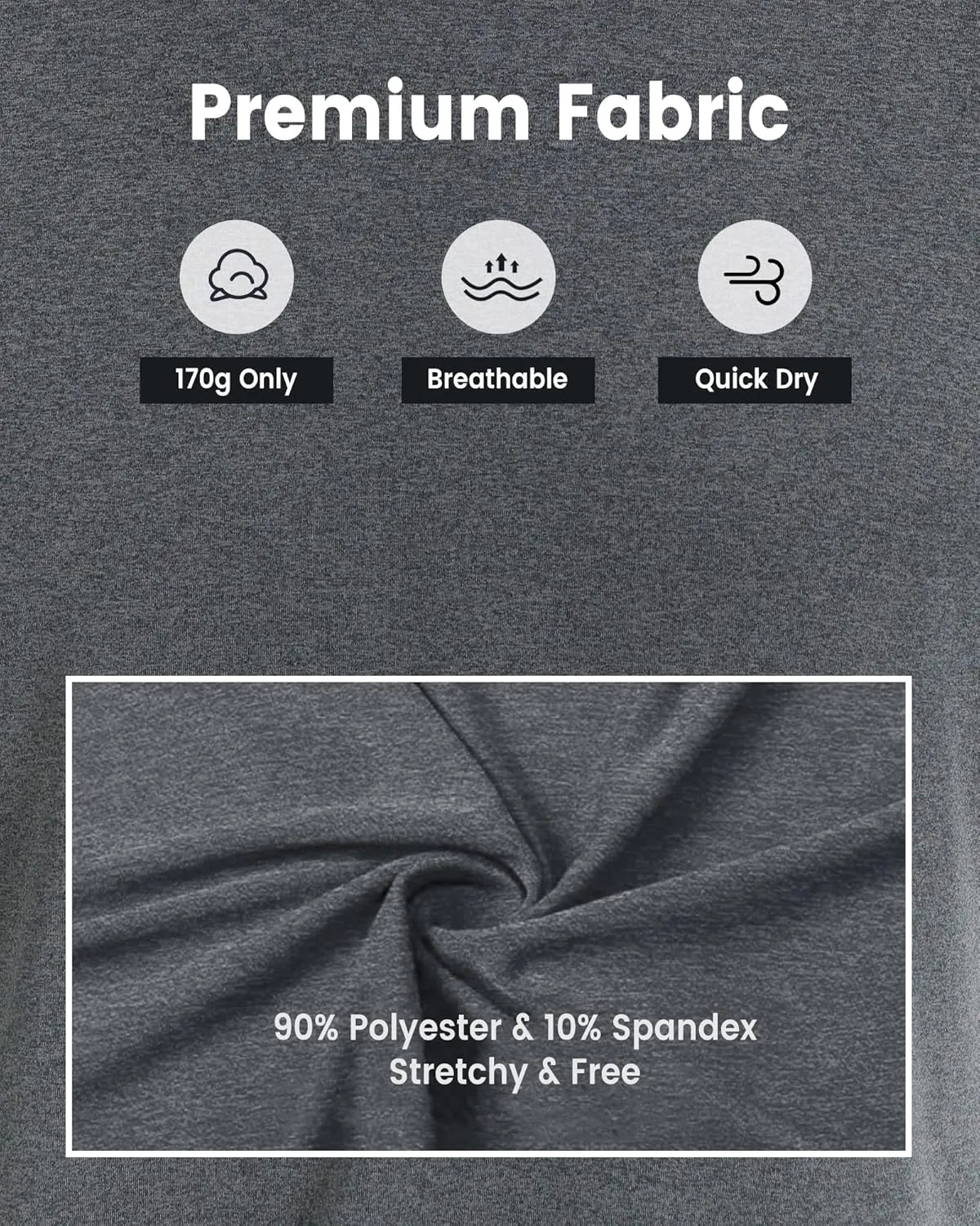 maamgic Rash Guard for Men Long Sleeve T Shirt Mens Swim Shirt UPF 50  Quick Dry Surfing Tee