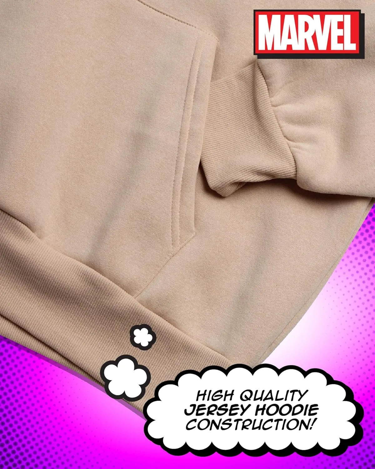 Marvel Mens Avengers Fleece Hoodie Sweatshirt  Retro Iron Man, Hulk, Captain America, Thor, Spider-Man