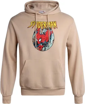 Marvel Mens Avengers Fleece Hoodie Sweatshirt  Retro Iron Man, Hulk, Captain America, Thor, Spider-Man