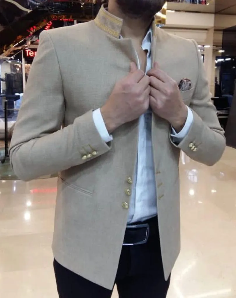 Men's Blazer Broidery Slim-fit European | B-133