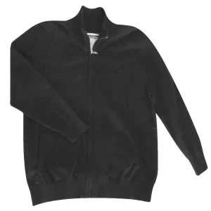 Mens Cotton Zip-Up Sweater