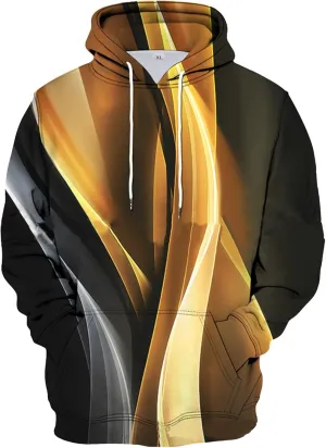 Mens Hooded Sweatshirt,Oversized 3D Graphic Hooded Sweatshrit For Men Women Unisex Casual Funny Long Sleeve Pullover