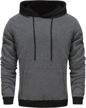 Mens Hoodies Running Fashion Outdoor Long Sleeve Lightweight Drawstring Sweatshirt Fall Work Sports Hoodies