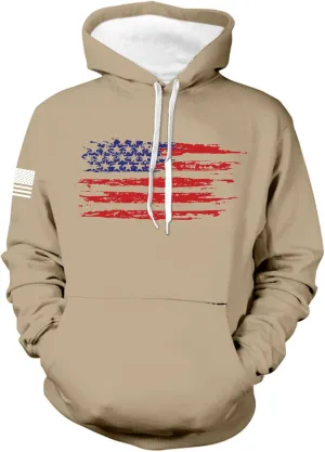 Mens Hoodies Sweatshirt For Fashion Padded Pockets Long Sleeve Graphic Casual Prints Drawstring Hoodies