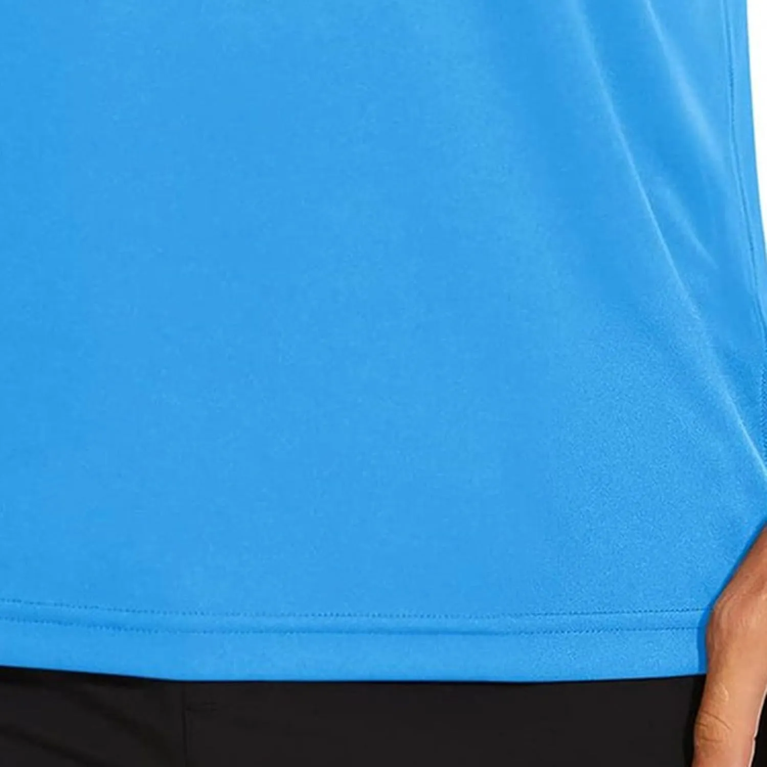 Men's Ice Silk Long Sleeve Shirts Quick Drying Breathable Undershirt Round Neck Sun Protection T-Shirt