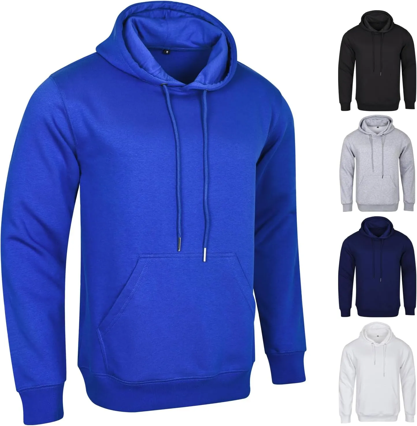 Men's Plain Hoodie Ultimate Sweatshirt, Heavyweight Fleece Hoodie, Cotton Sweatshirt Plain Hoodie for Men