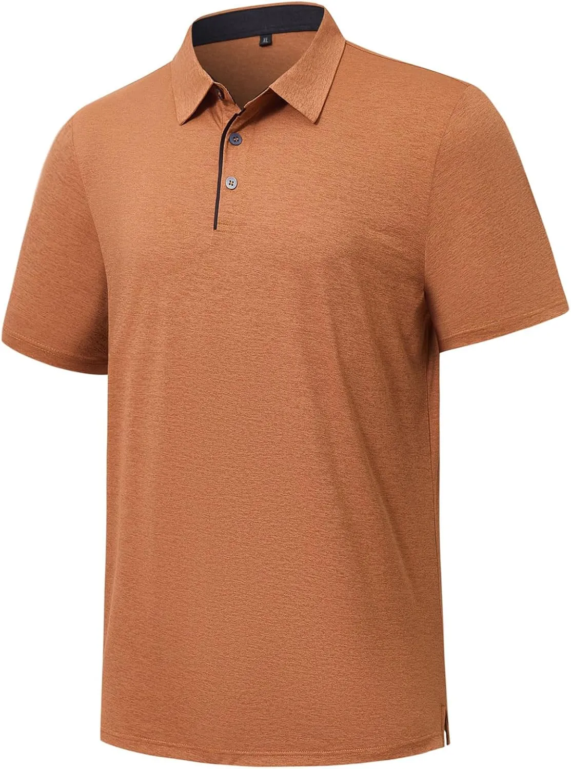 Men's Polo Shirt Short Sleeve,UPF Protection,Moisture Wicking Quick Dry Performance,Lightweight Sport Mens Golf Shirt