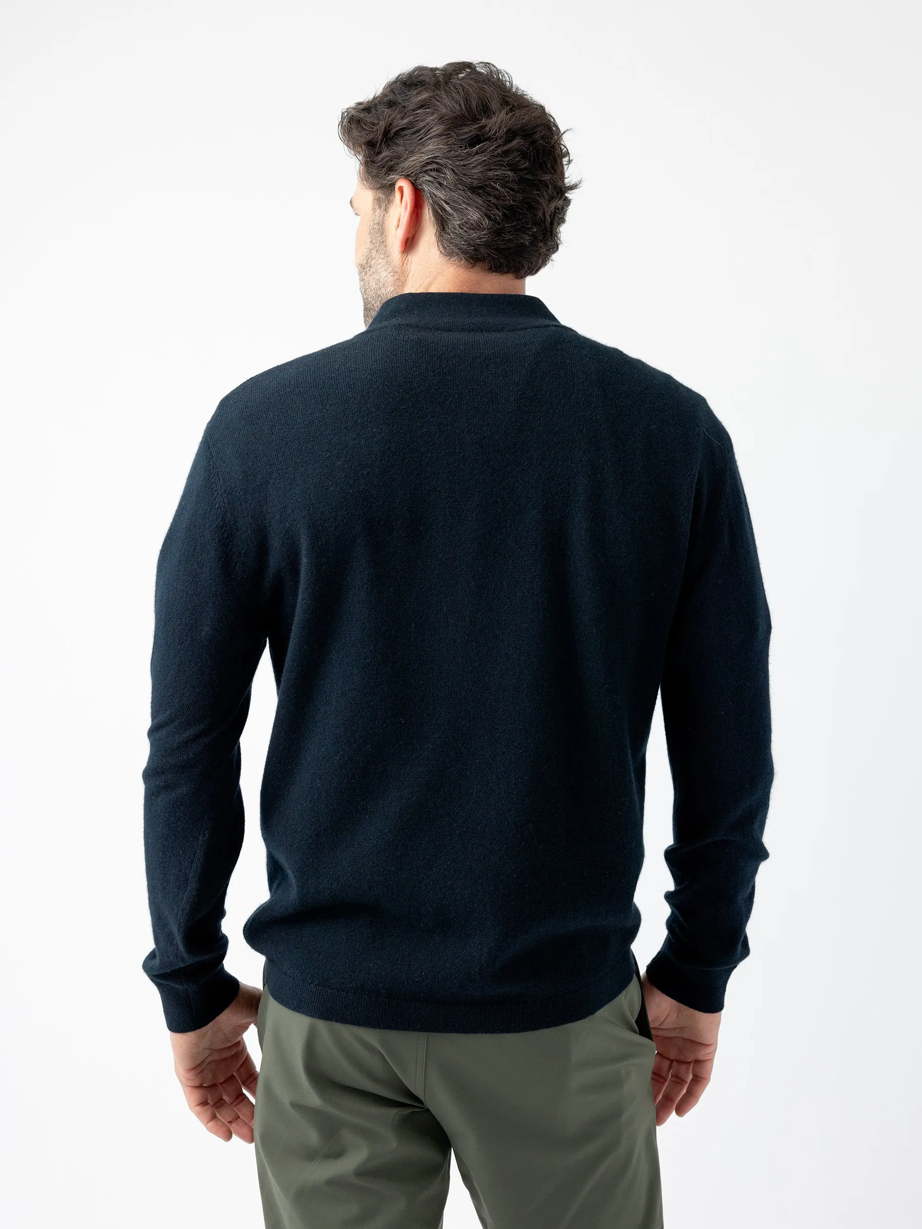 Men's Quarter Zip Sweater