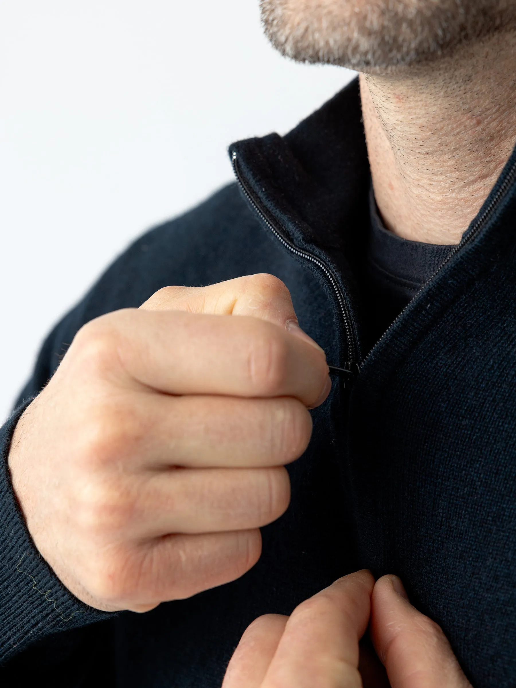 Men's Quarter Zip Sweater