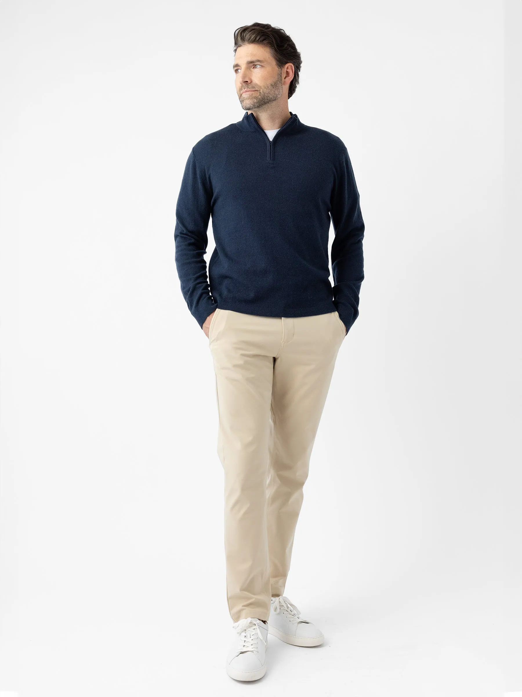 Men's Quarter Zip Sweater