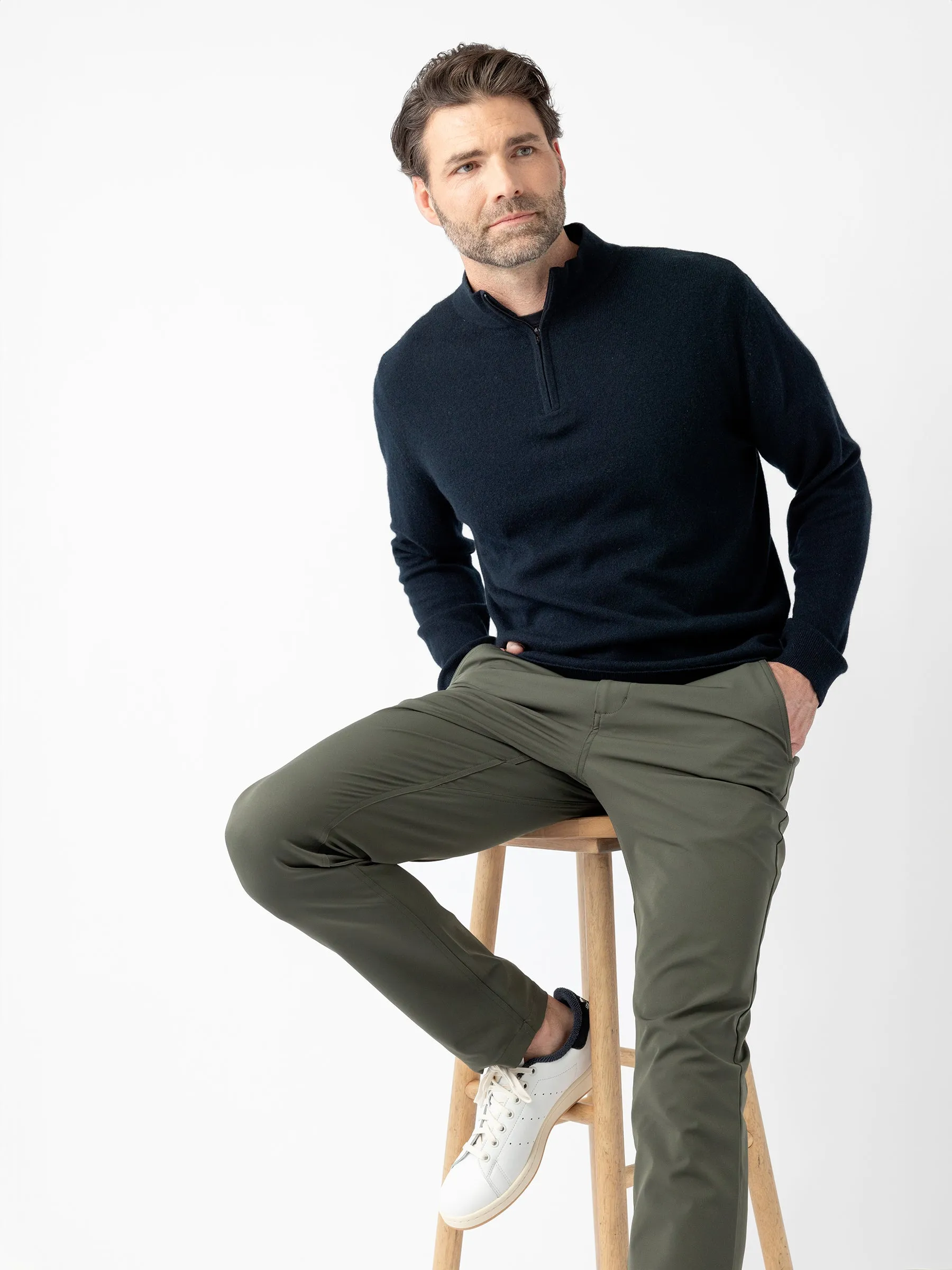 Men's Quarter Zip Sweater