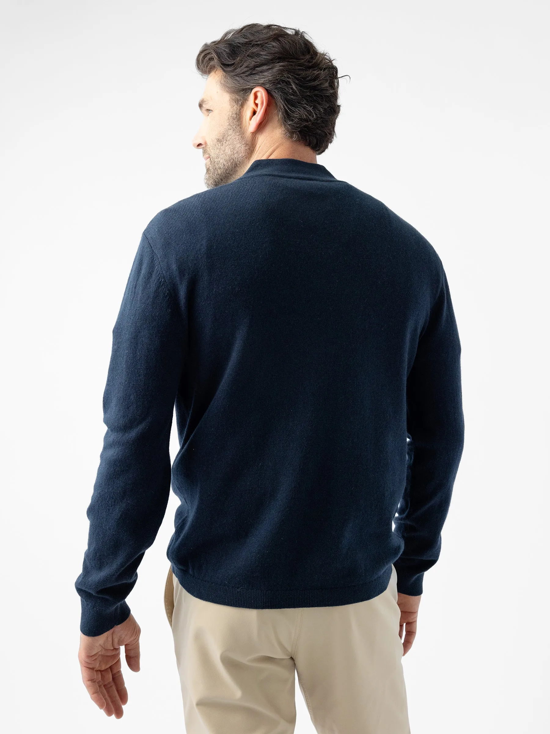 Men's Quarter Zip Sweater