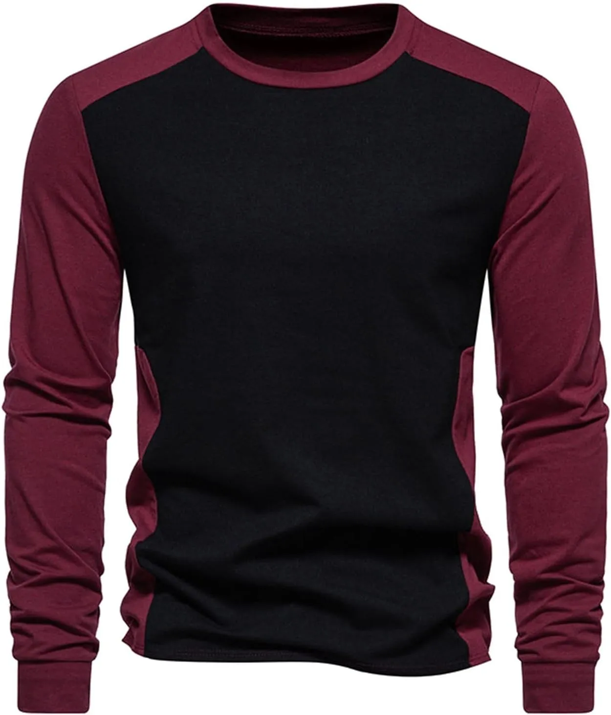 Men's Shirt Slim Fit Long Sleeve Lightweight Fashion Casual Basic Quick Dry Men's Keep Warm Bottoming Shirt