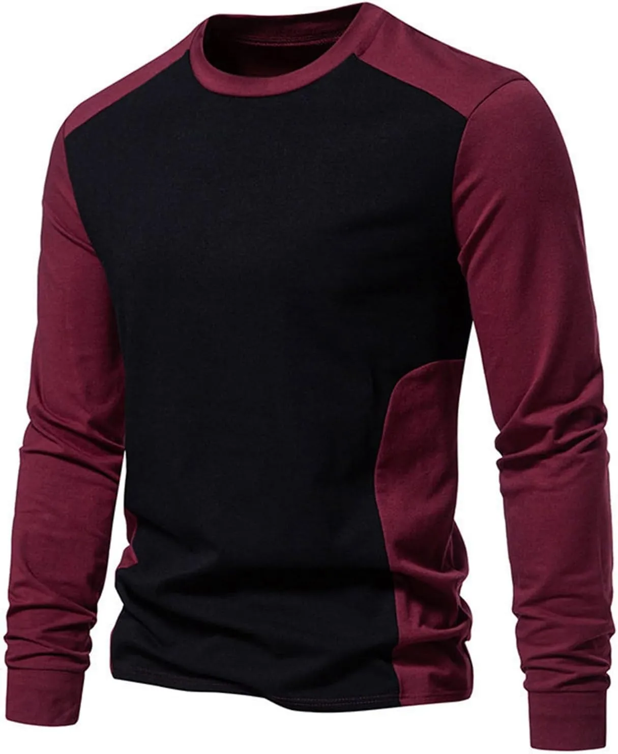 Men's Shirt Slim Fit Long Sleeve Lightweight Fashion Casual Basic Quick Dry Men's Keep Warm Bottoming Shirt