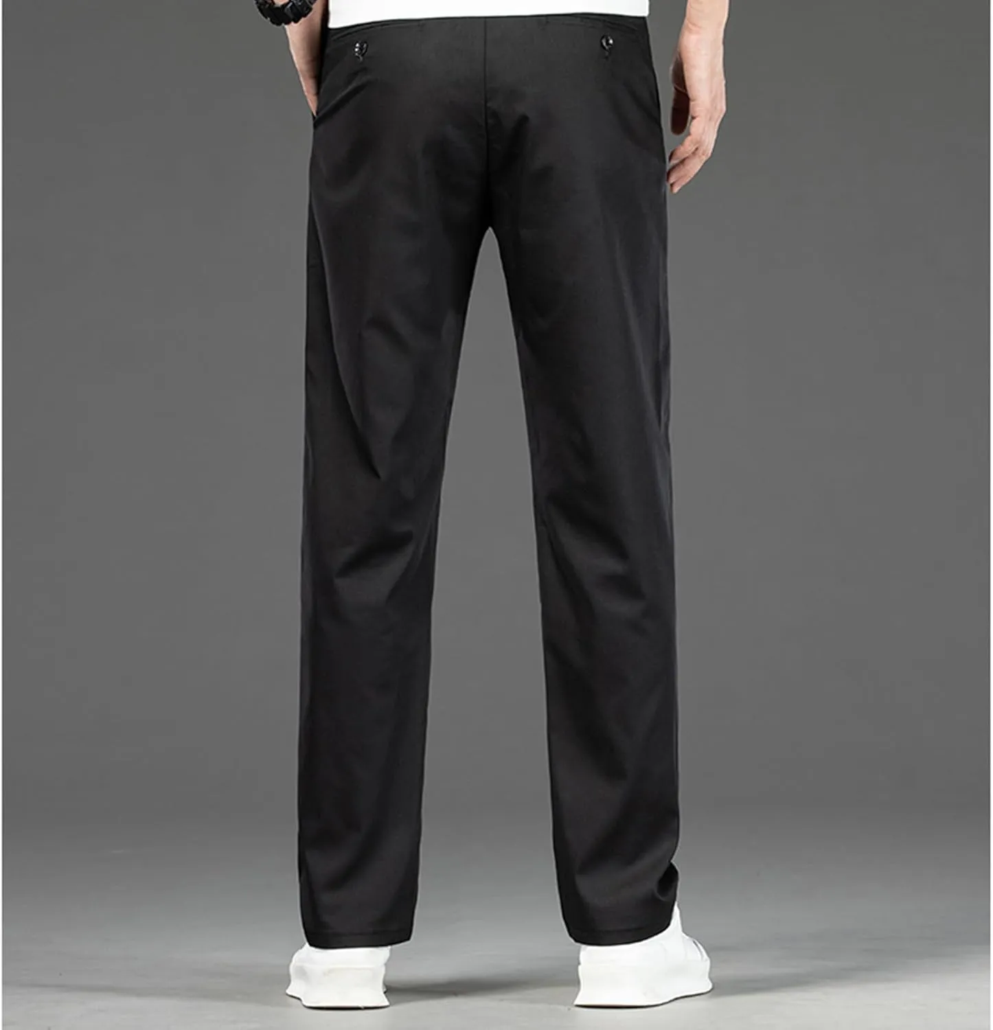 Mens Stretch Dress Pants Business Casual Formal Suit Work Pants Regular Fit Wrinkle Free Slim Fit Tapered Trousers