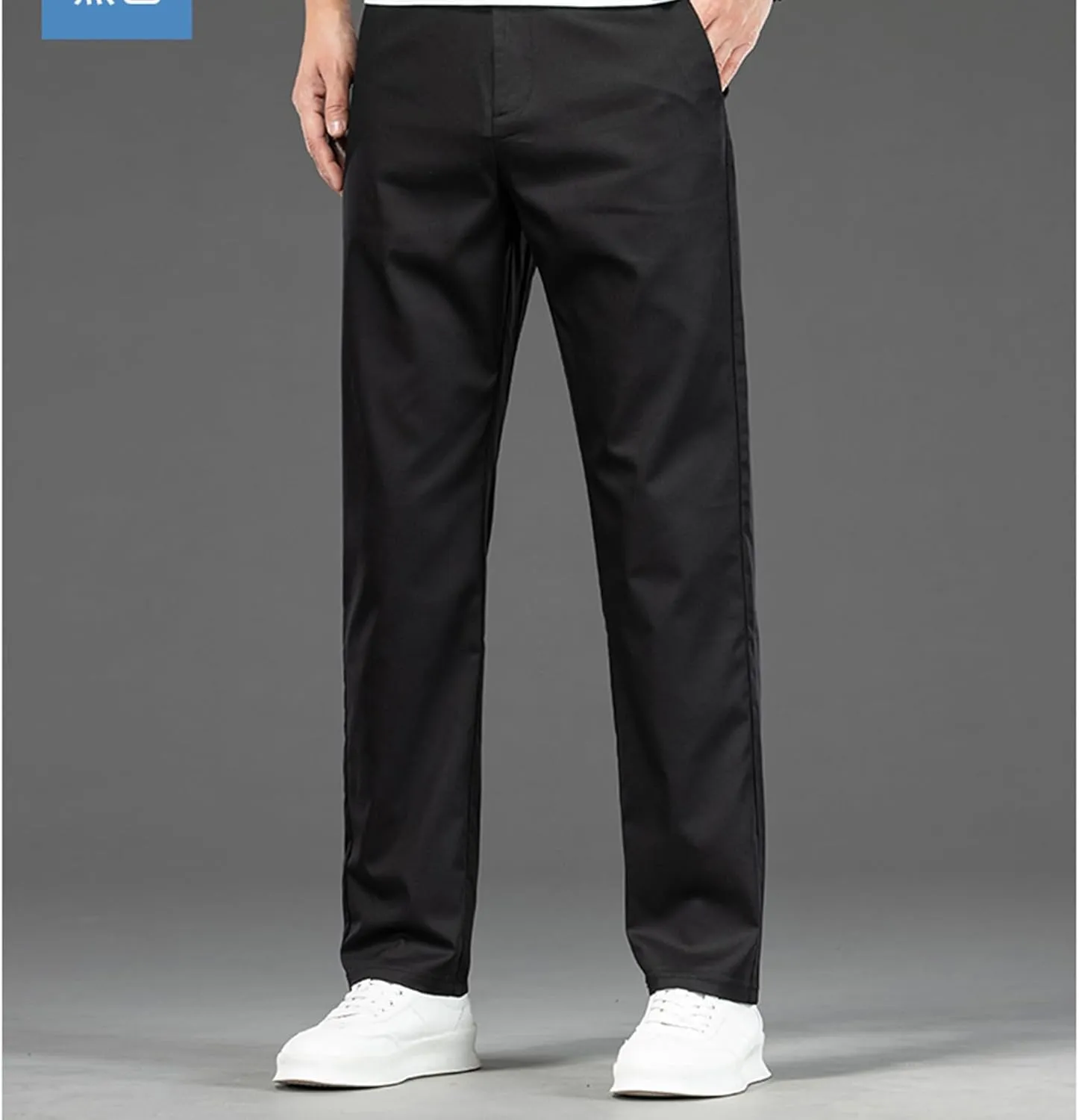 Mens Stretch Dress Pants Business Casual Formal Suit Work Pants Regular Fit Wrinkle Free Slim Fit Tapered Trousers