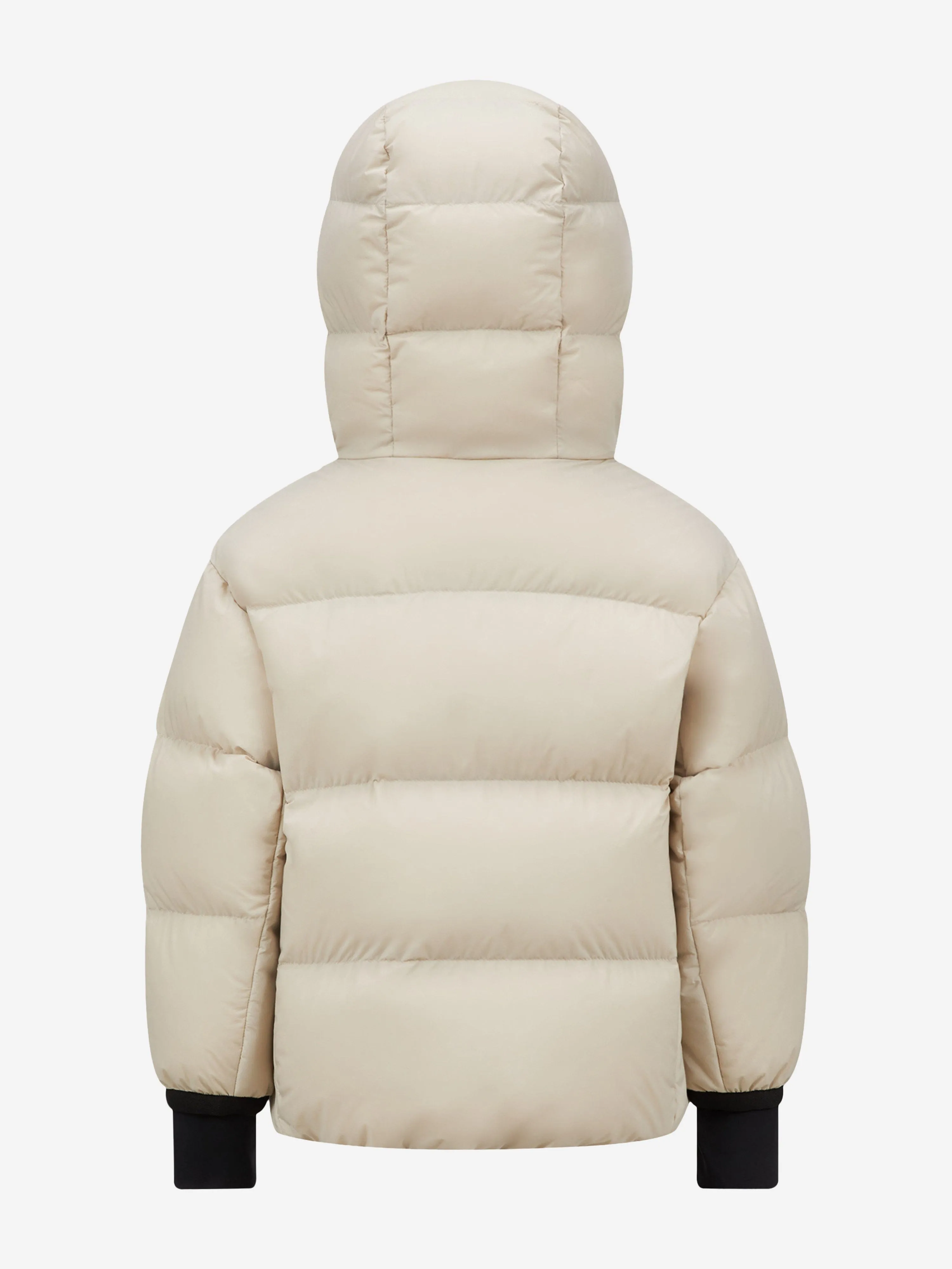 Moncler Enfant Boys Grenoble Down Padded Mandres Jacket in Beige