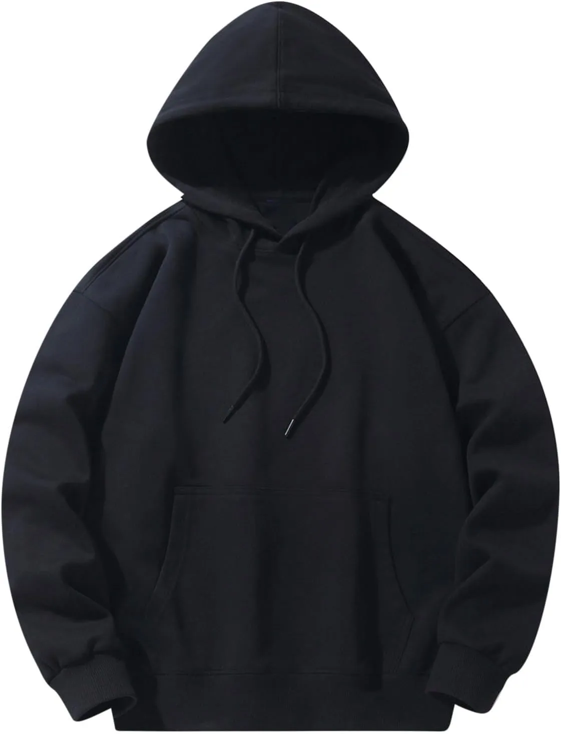 Muscularfit Hooded Sweatshirts for Men 2024 Trendy Long Sleeve Drawstring Hoodies Casual Lightweight Athletic Pullover Shirts