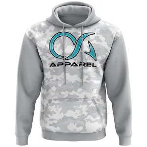 Overcome Average Fleece Hoodie - Snow Camo