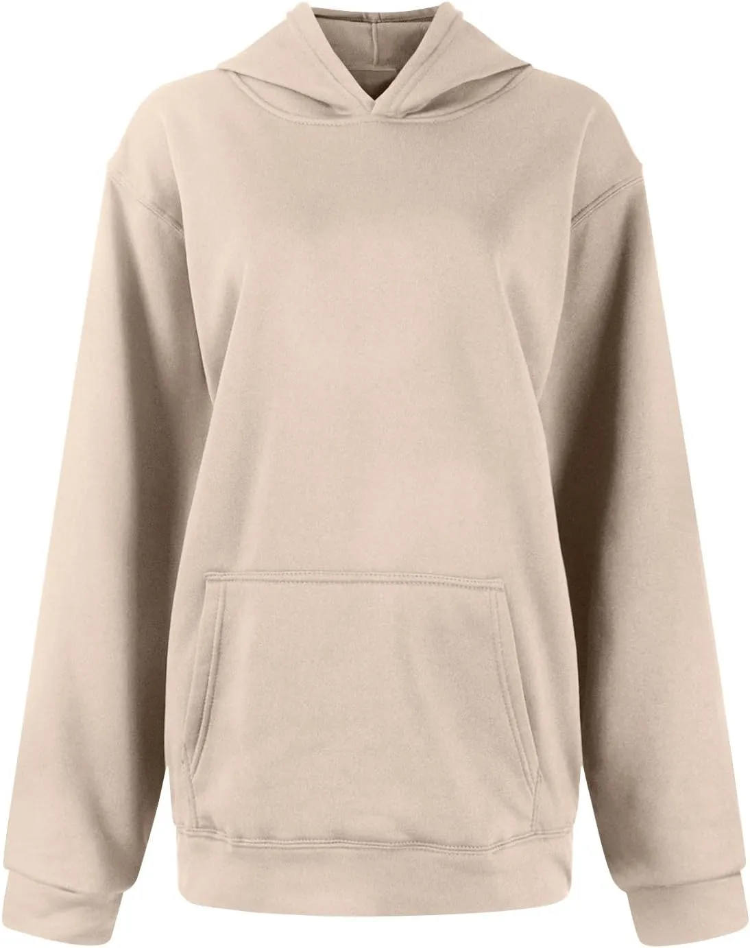 Oversized Essentials Hoodies for Women Loose Fit Fleece Sweatshirts with Pockets Long Sleeve Hooded Pullover