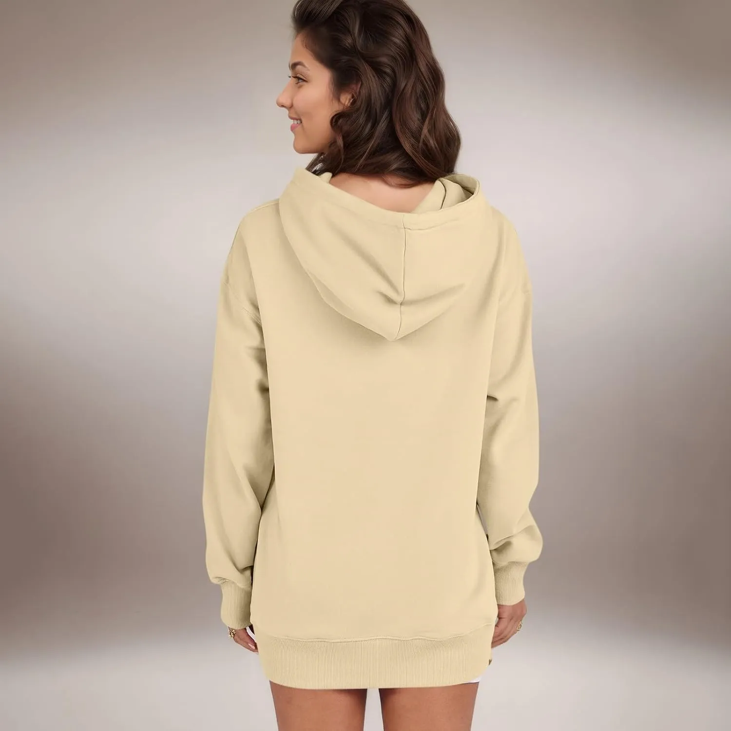 Oversized Hoodies for Women Pullover Fleece Lined Hooded Sweatshirt Teen Girls Cute Fall Sweaters Outfits