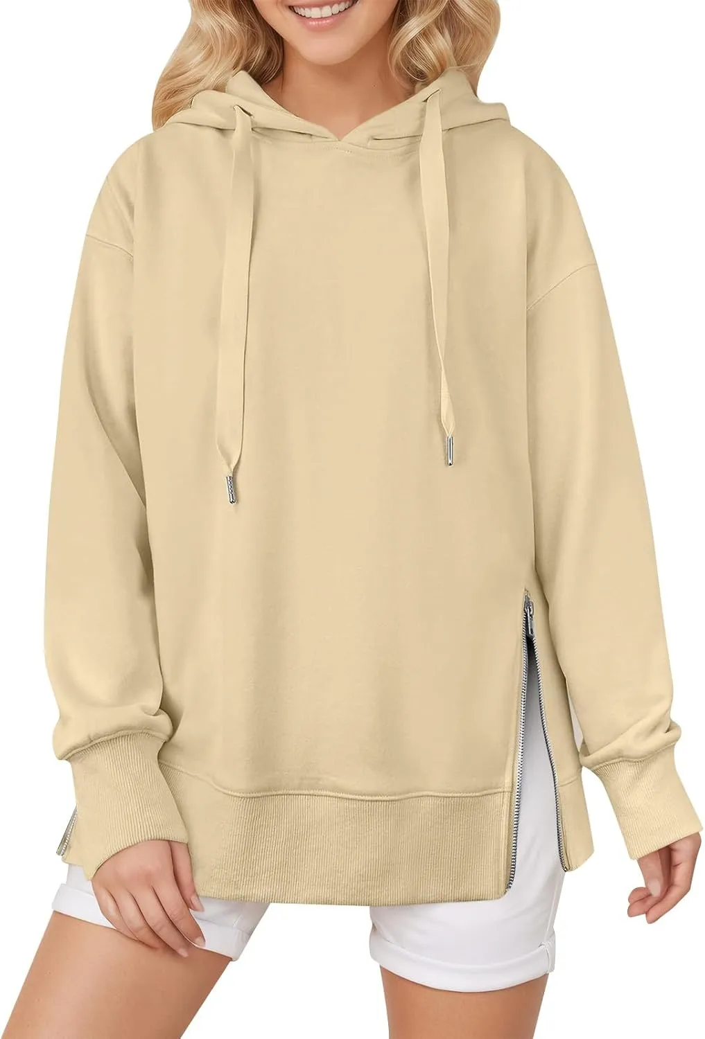 Oversized Hoodies for Women Pullover Fleece Lined Hooded Sweatshirt Teen Girls Cute Fall Sweaters Outfits