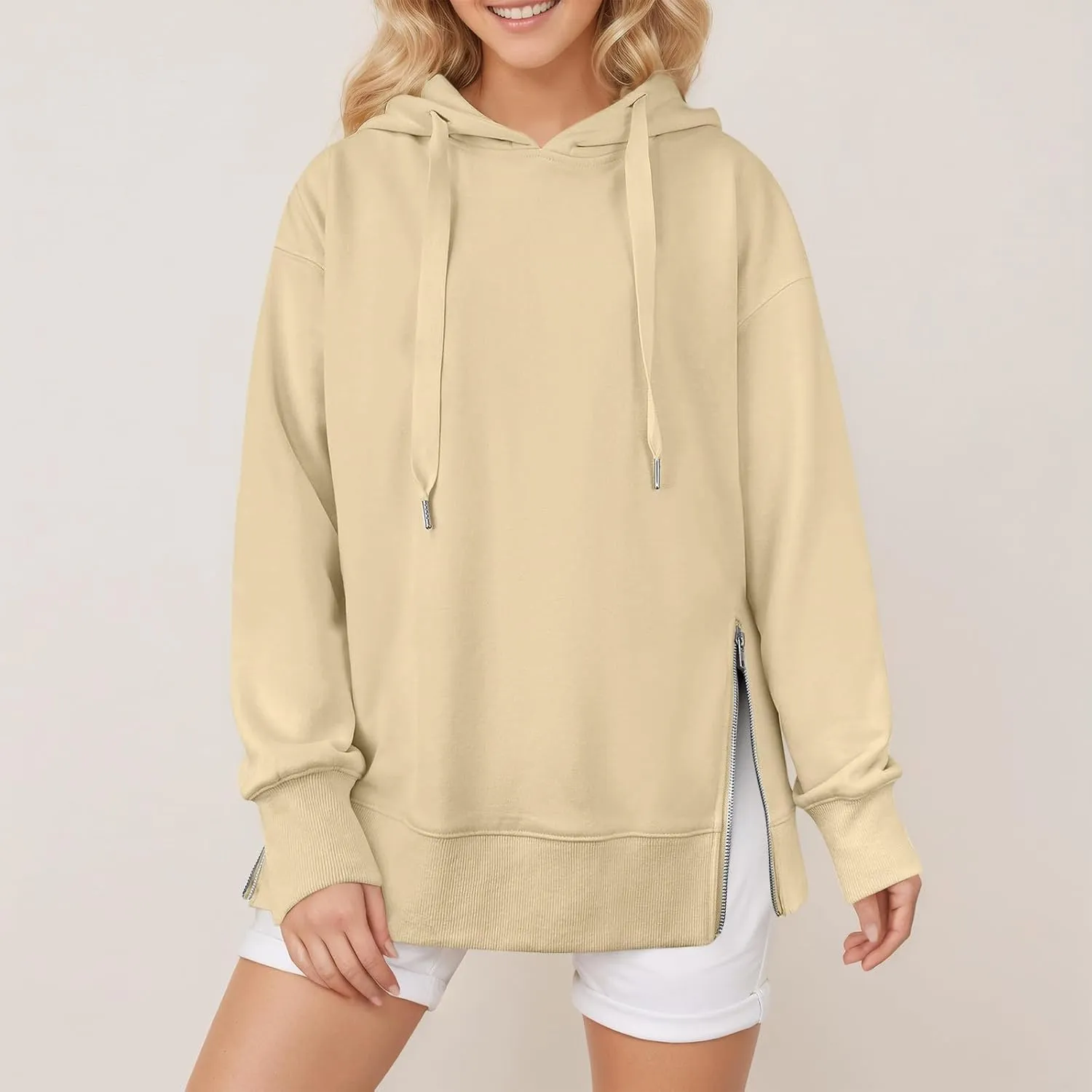 Oversized Hoodies for Women Pullover Fleece Lined Hooded Sweatshirt Teen Girls Cute Fall Sweaters Outfits