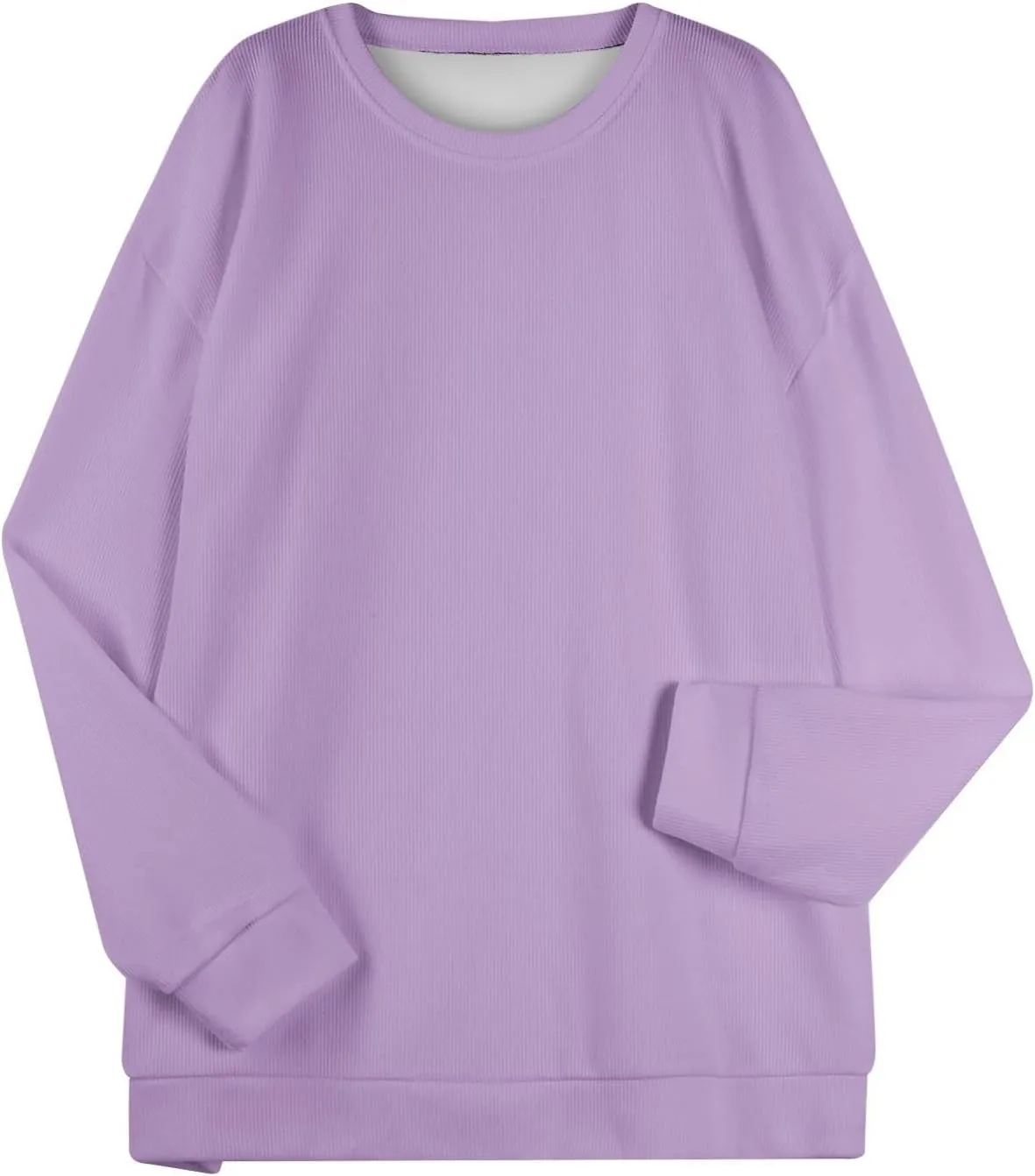 Oversized Sweatshirt for Women Crewneck Sweatshirts No Hood Sweaters Long Sleeve Shirts Hoodies Pullover Casual Tops