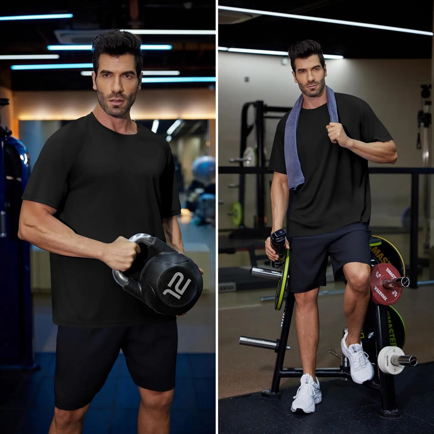 PINSPARK Mens Swim Shirt Short Sleeve UPF 50  Sun Protection Shirts Rash Guard Quick Dry Tshirts Beach Water Athletic Shirt