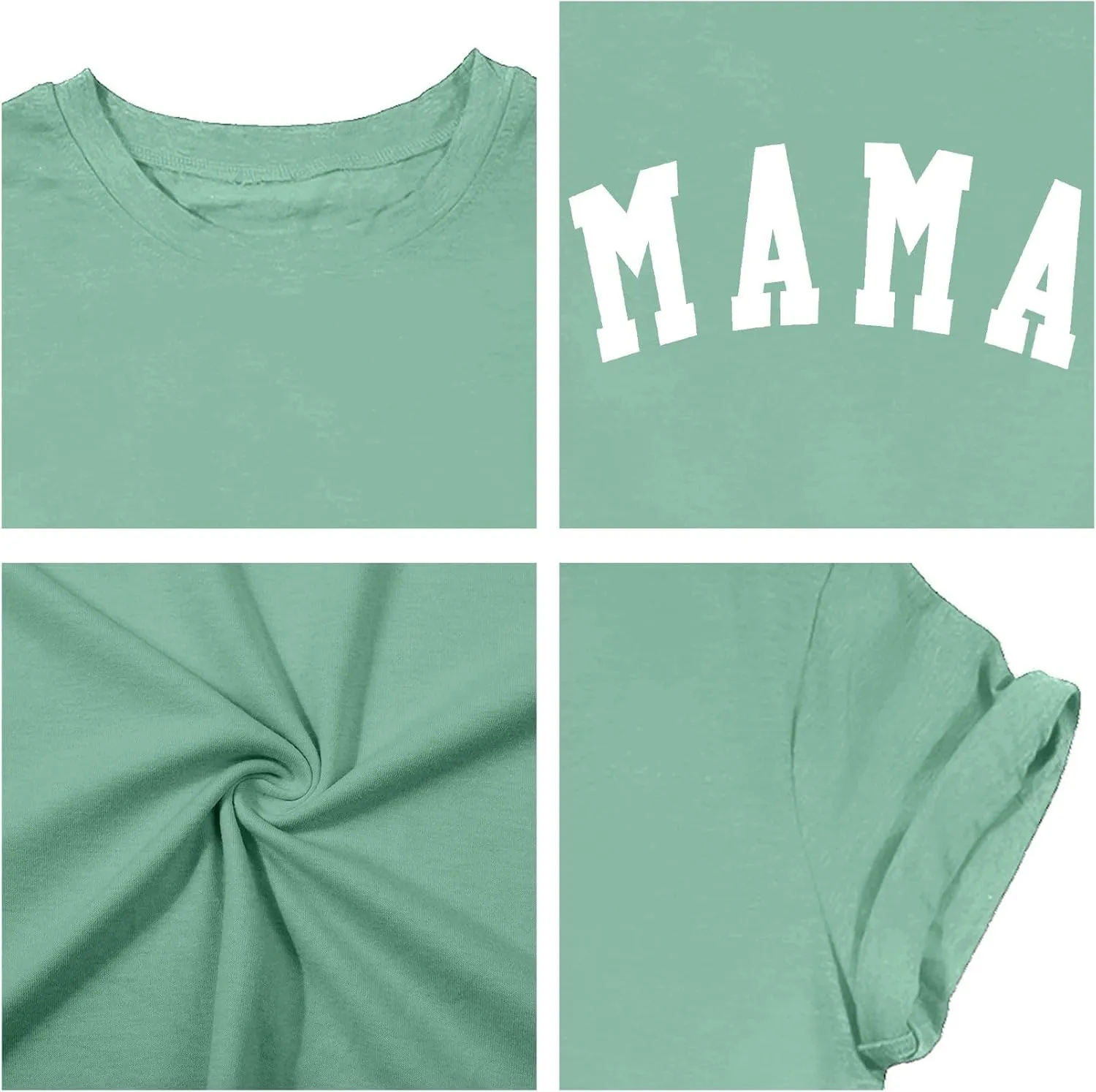Plus Size Mama Shirt: Women Mama Leopard Print T-Shirt Funny Mom Life Top Mother Short Sleeve Tee
