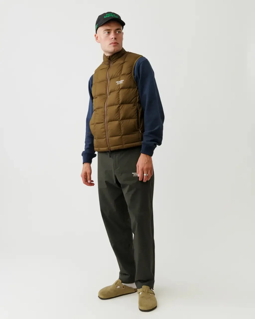 PNS Off-Race Down Vest Army Brown