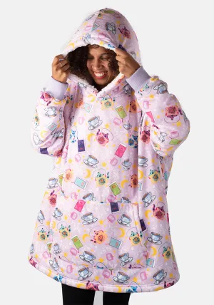 Popsy Pop-On Oversize Slouchy Print Hoodie