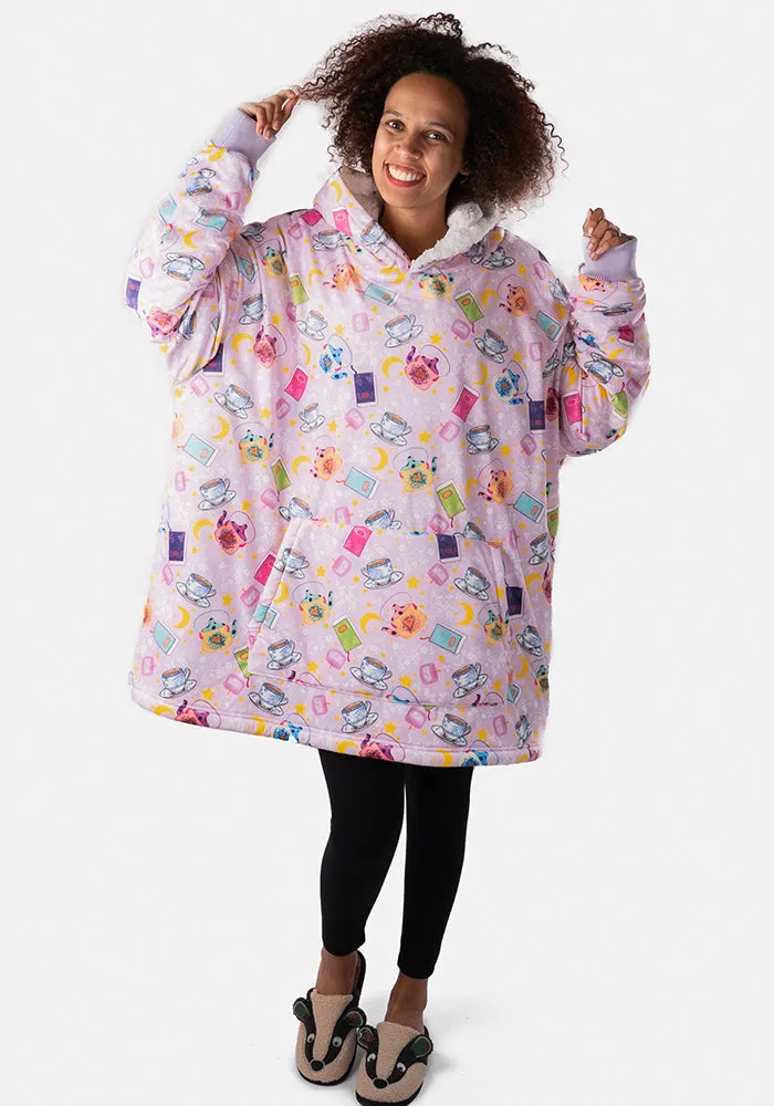 Popsy Pop-On Oversize Slouchy Print Hoodie